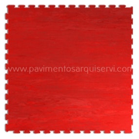 Vinílicos Heterogéneo Rojo Lava Aerobic X